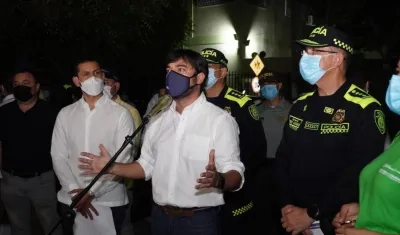 El Alcalde de Barranquilla, Jaime Pumarejo.