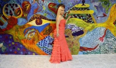 Siham Sabagh, artista libanesa residenciada en Colombia.