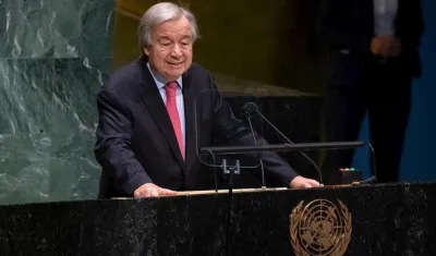 El secretario general de la ONU, António Guterres.