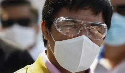 La estrella del boxeo y senador filipino, Manny Pacquiao.