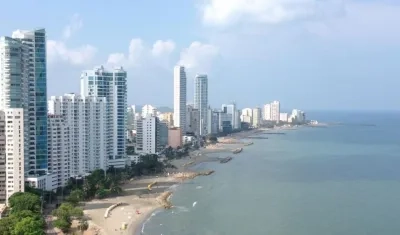 Panoramica de Bocagrande.