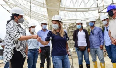 La Gobernadora del Atlántico, Elsa Noguera.