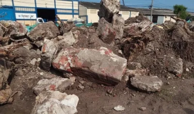 Hallazgo arqueológico en una de las principales avenidas de Cartagena. 