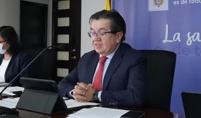 El Ministro de Salud, Fernando Ruiz.