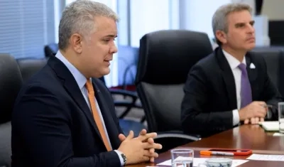 Iván Duque, presidente de Colombia.