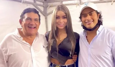 Poncho Zuleta, Days Vásquez y Nicolás Petro.