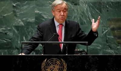 El secretario general de la ONU, António Guterres.