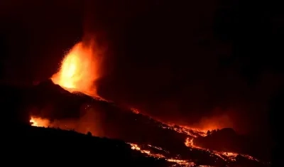 Imagen de la lava.