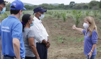 La Gobernadora del Atlántico, Elsa Noguera.