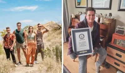 El cantautor Carlos Vives con el galardón.