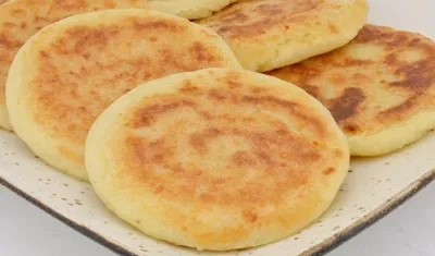 Arepas de queso colombianas.