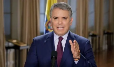 El Presidente de la República, Iván Duque.