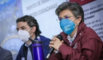 La alcaldesa de Bogotá, Claudia López.