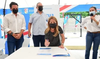 La Gobernadora del Atlántico, Elsa Noguera.