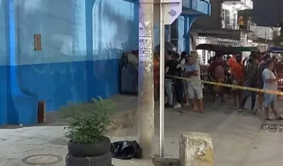 La Policía acordonó el área
