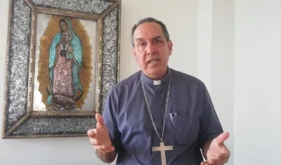 Monseñor Pablo Salas, arzobispo de Barranquilla.
