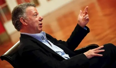 El expresidente Juan Manuel Santos.
