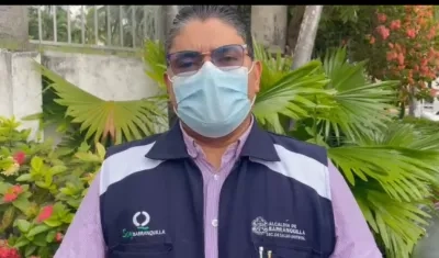 Humberto Mendoza, Secretario de Salud de Barranquilla.