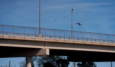 Imagen del paso fronterizo.