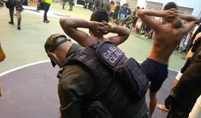 Allanamiento en la Modelo de Barranquilla.