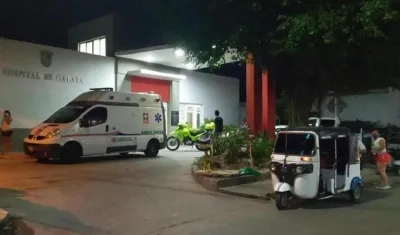 El menor fue llevando en primera instancia al Hospital Local de Galapa. 