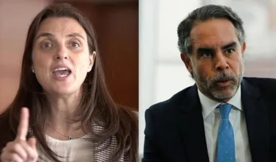 Karen Abudinen y Armando Benedetti.