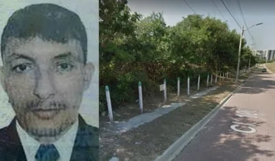 Imagen de la víctima en la cédula usurpada y lugar de los hechos.