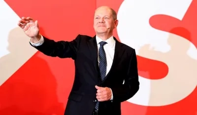 El candidato socialdemócrata a la Cancillería alemana, Olaf Scholz.