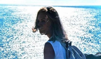 La turista checa Anna Tinterova.