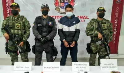 Alias Miller, máximo cabecilla del grupo disidente Frente Ismael Ruiz.