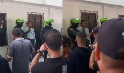 El hombre fue capturado por la Policía en el barrio Las Moras. 