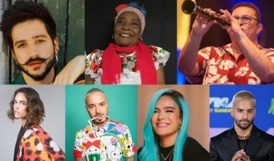 Camilo, Petrona Martínez, Juventino Ojito, Paula Arenas, J Balvin, Karol G y Maluma, nominados a los Latin Grammy. 