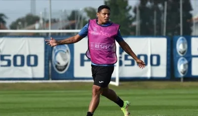 Luis Fernando Muriel, delantero colombiano. 