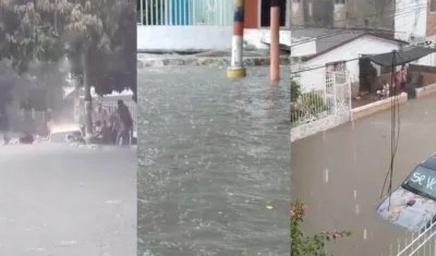 Imágenes de las emergencias.