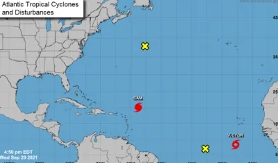 La tormenta Víctor no representa peligro, por ahora.