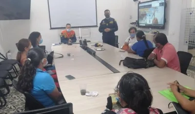 Dimar realizó capacitación al gremio marítimo.