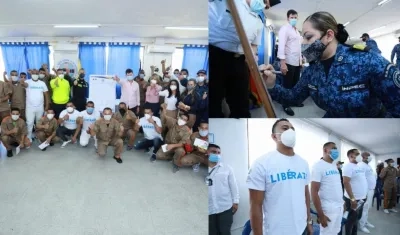Actividad realizada en la Penitenciaría El Bosque. 