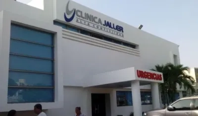 Clínica Jaller, donde falleció Drehyner Francia Morales.