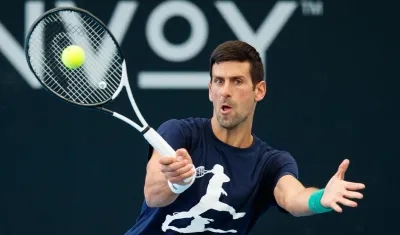 Novak Djokovic, tenista serbio.