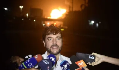 El Alcalde de Barranquilla, Jaime Pumarejo.