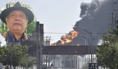 El presidente de la Asociación de Ingenieros Químicos del Atlántico, Oswaldo Del Castillo.