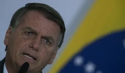 El presidente brasileño, Jair Bolsonaro.