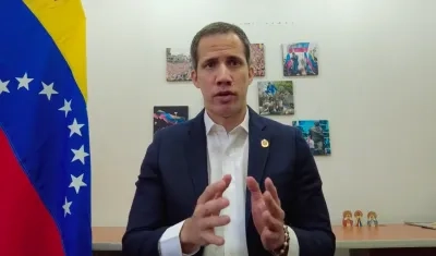 El líder opositor venezolano Juan Guaidó.