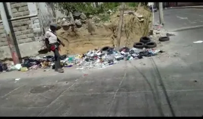 Lugar donde fue encontrado el bebé