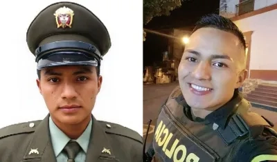 El patrullero Javier Palechor.