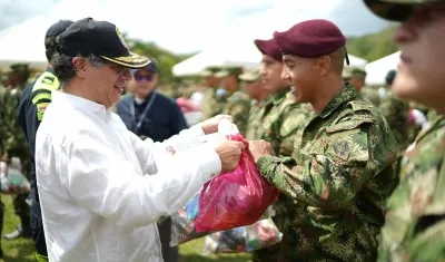 El Presidente de la República, Gustavo Petro.
