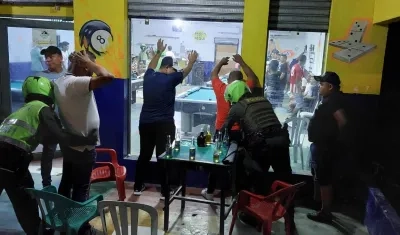 Policía en patrullajes