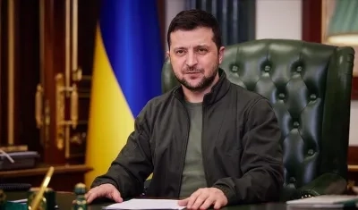 El presidente de Ucrania, Volodímir Zelenski.