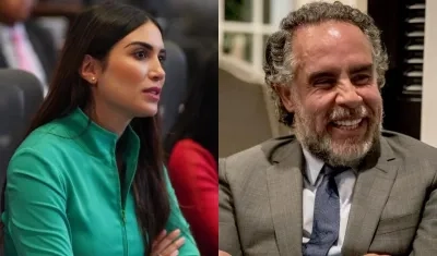 Saray Robayo y Armando Benedetti.