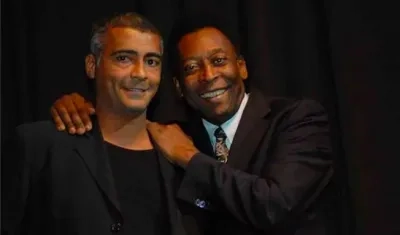 Romário y Pelé.